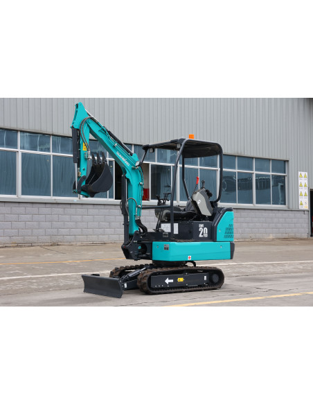 Sunward SWE20FED électrique, cabine ou canopy + attache rapide (hyd)