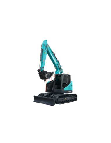 Sunward SWE155UF-2PB (volée variable) + contrapoids + attache rapide hyd