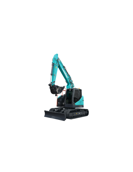 Sunward SWE155UF-2PB (volée variable) + contrapoids + attache rapide hyd