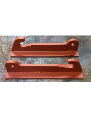 JCB LOADALL Q FIT 2 X CROCHETS D'ATTELAGES A SOUDER 