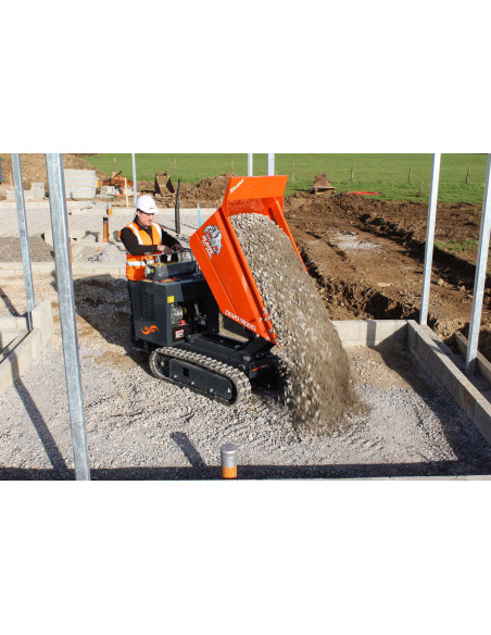 BROUETTE CHENILLES 1000 kg  charge  utile  benne 