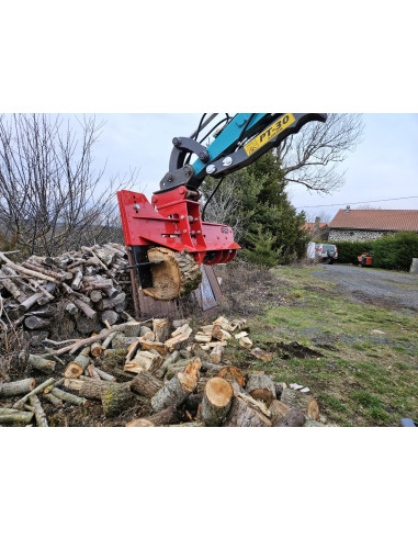 Wood splitter for diggers