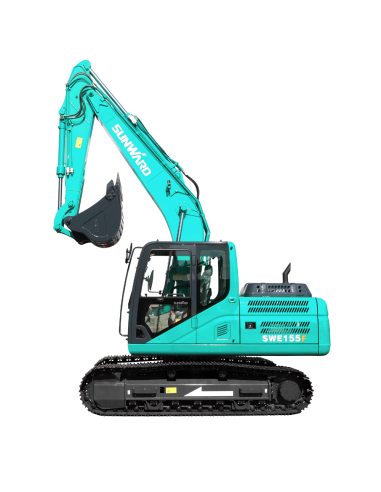 Sunward SWE155F-5A + contrapoids + attache rapide hyd