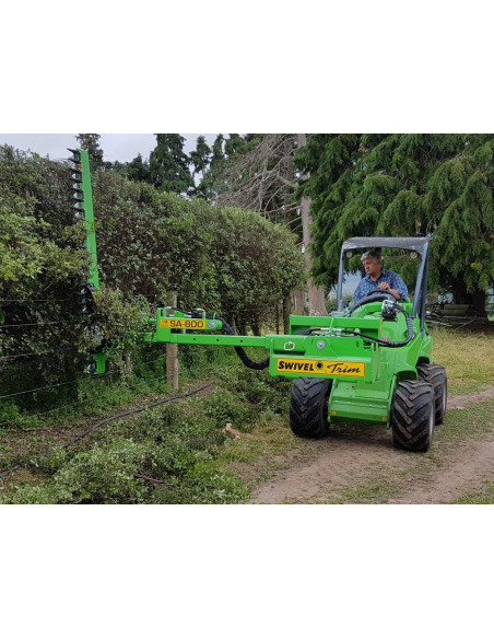 Taille Haie Tracteur-chargeur valets de fermes